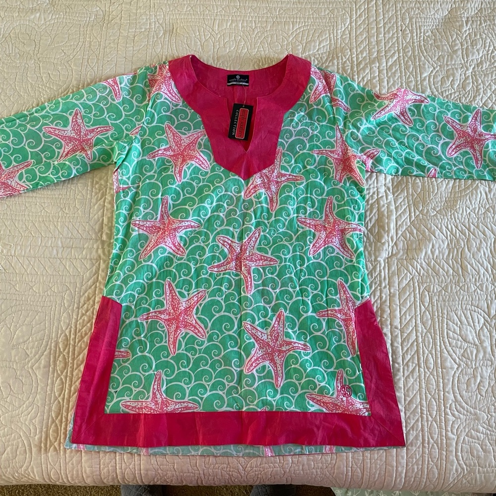 Simply Southern Starfish Coverup NWT S